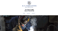 Desktop Screenshot of mrfabrications.co.uk