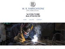 Tablet Screenshot of mrfabrications.co.uk